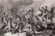 Rebels dancing the Carmagnolle in a captured house by cruikshank Thomas Pakenham